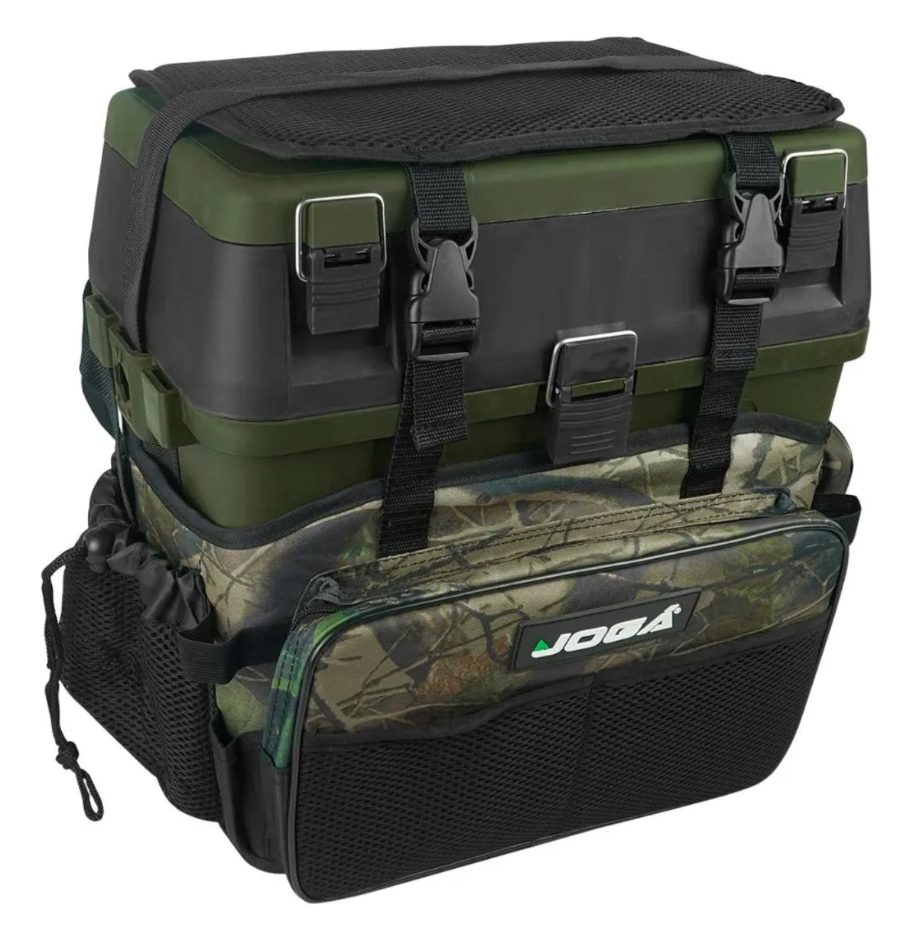Mochila Maleta Pesca Camping Fishing Box Banqueta Jogá Camuflado