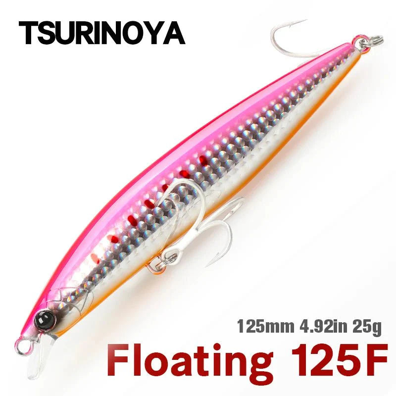 Isca Artificial Grande de Sub-Superfície TSURINOYA Strong STINGER 125F