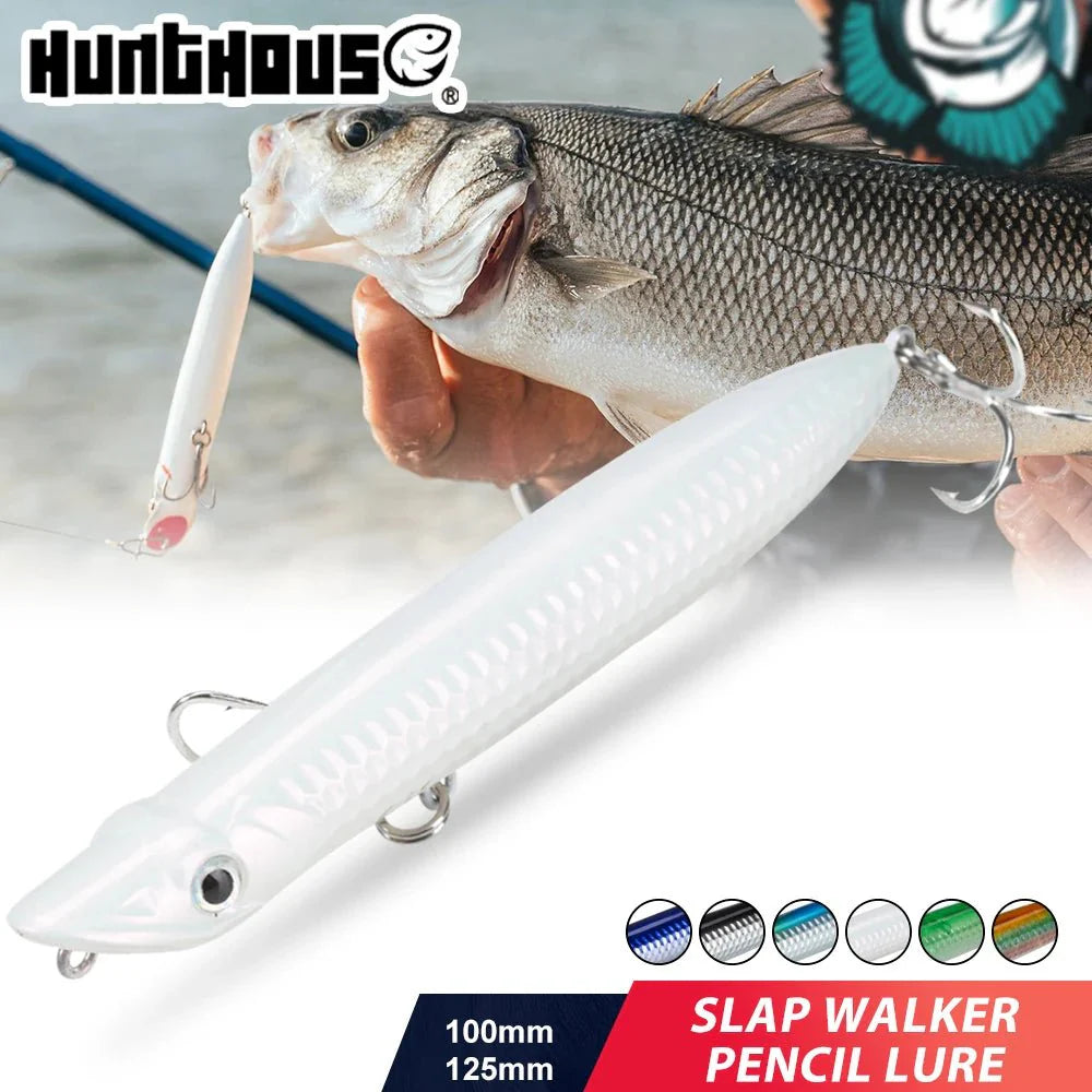 Isca Artificial Grande de Superfície Hunthouse Slap Walker Pencil Lure