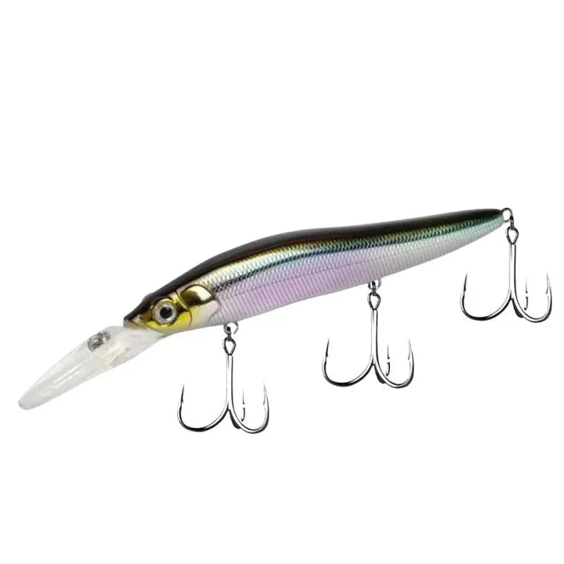 Isca Artificial Grande de Fundo Minnow Slow Floating D1