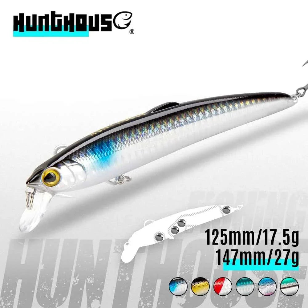 Isca Artificial Pequena/Média de Meia Água Saruna Minnow HuntHouse